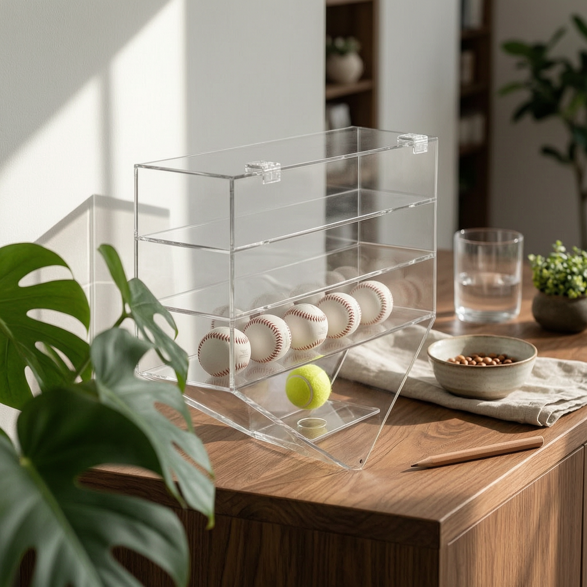 Display Case Acrylic - Baseball Display Case Transparent Baseball Display