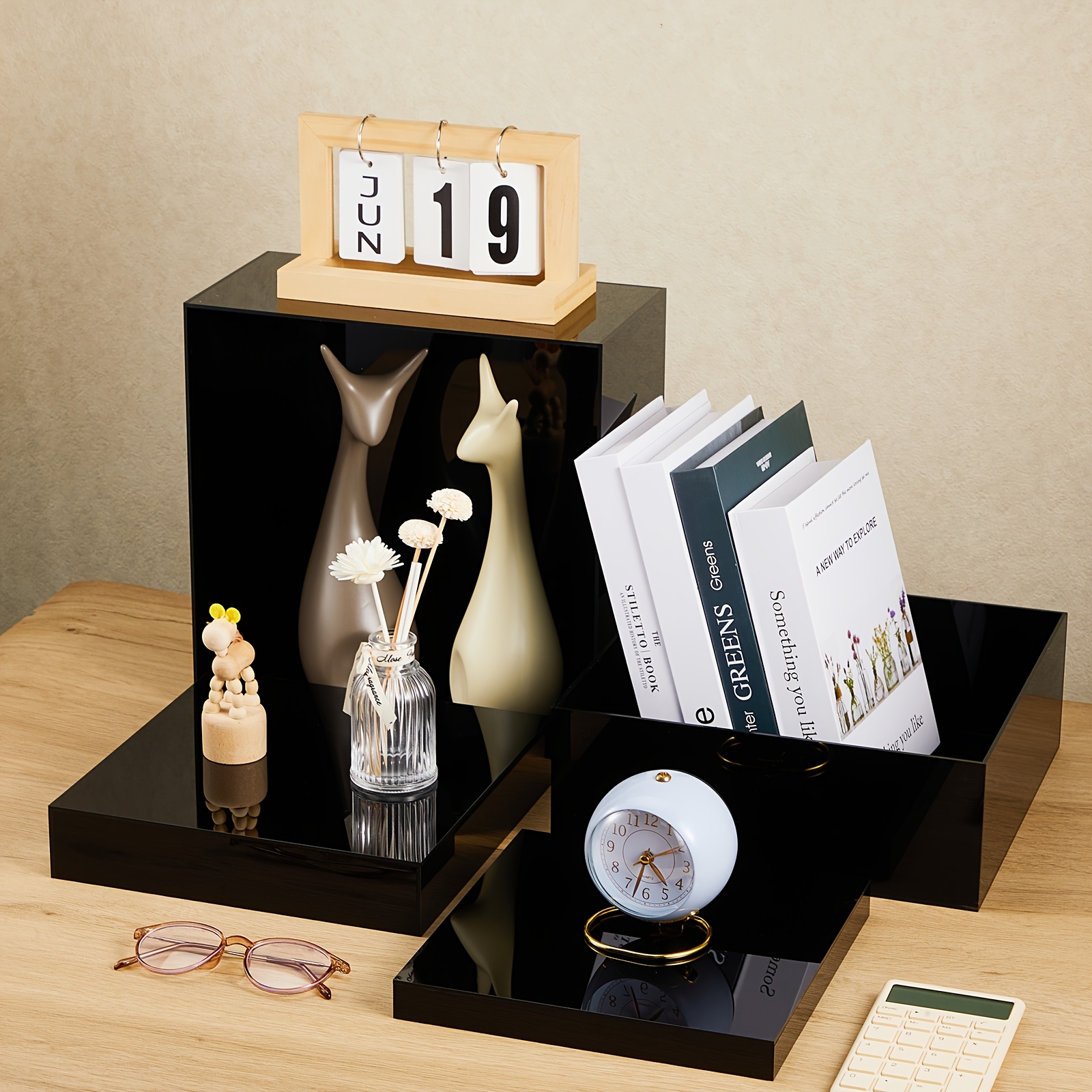 7pcs Buffet Risers Set Acrylic - Display Risers Set avis et prix