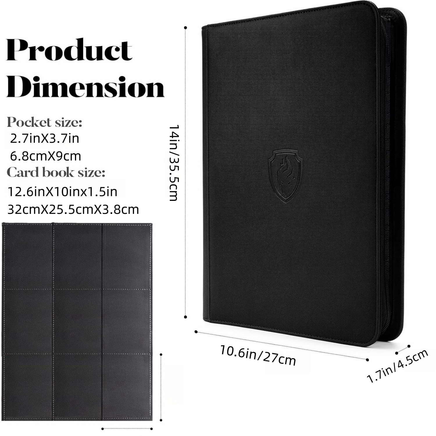 9 Pocket Trading Card Binder,  - Trading Card Binder avis et prix