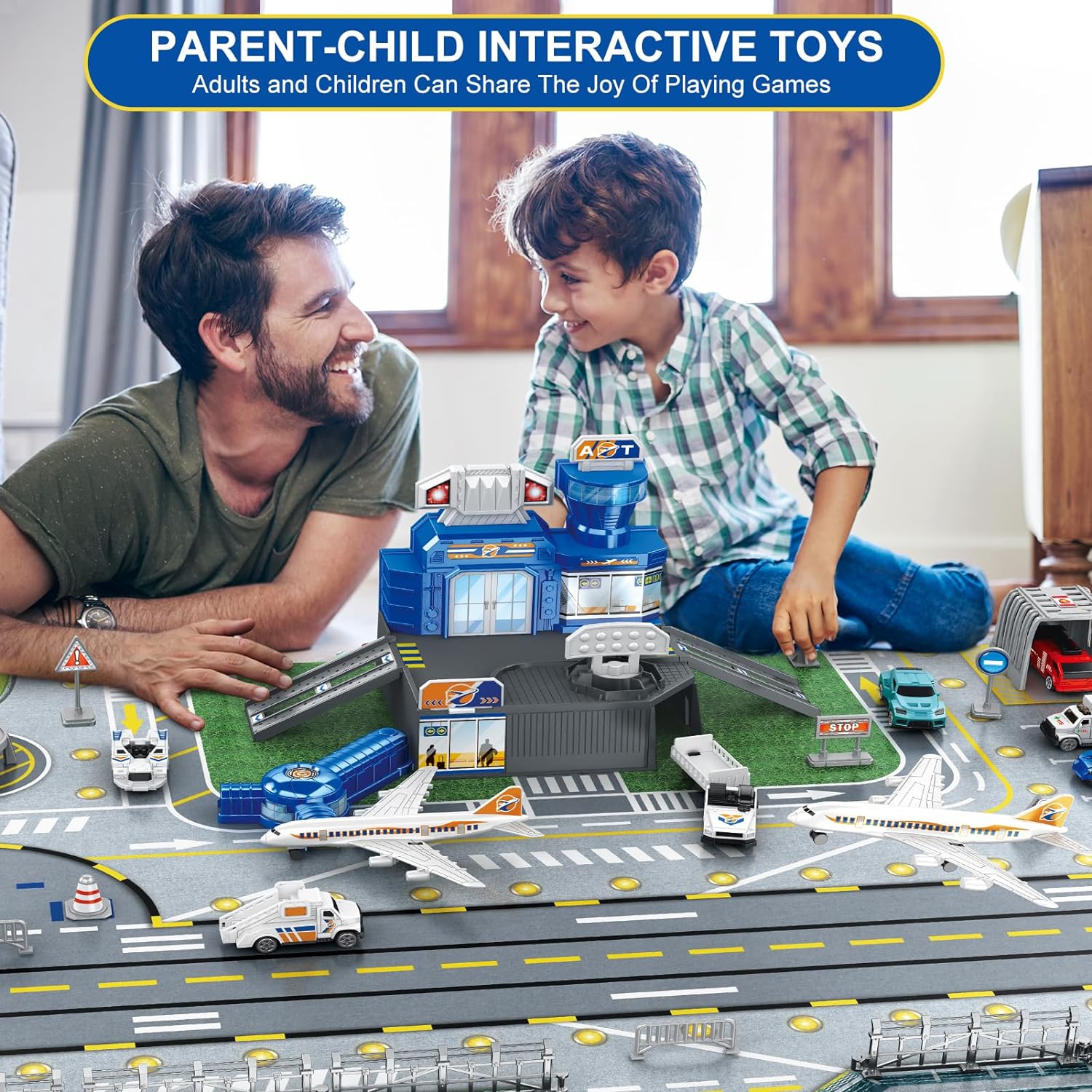 Children's Airport Scene Toy S - Model Airplane Plastic avis et prix
