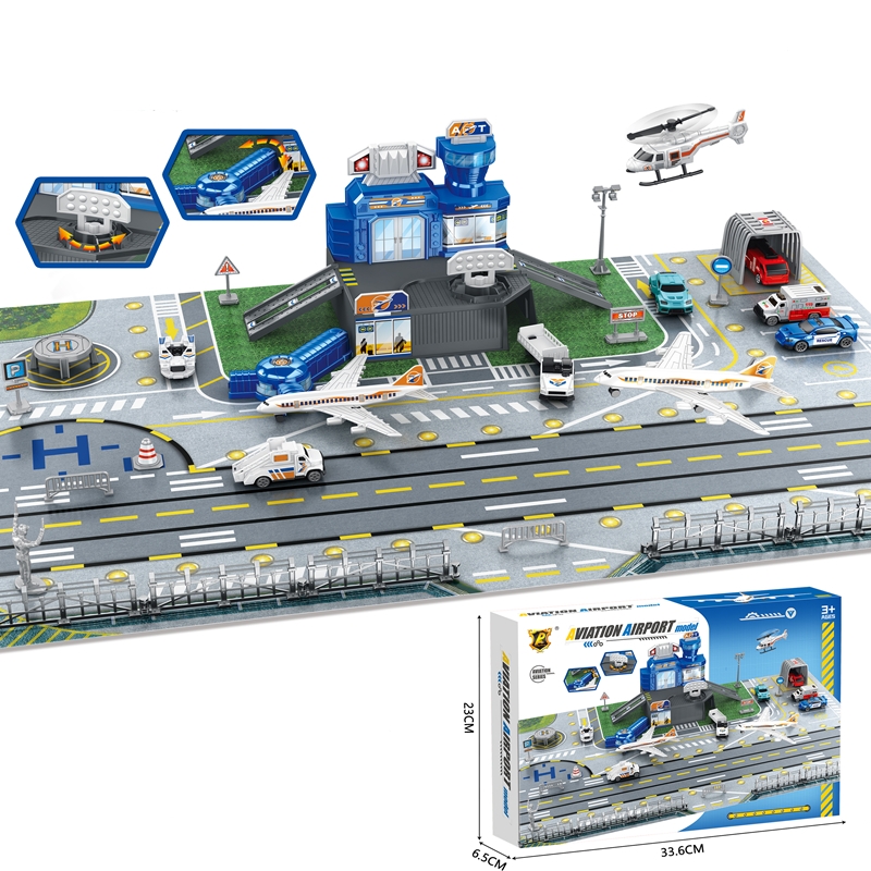 Children's Airport Scene Toy S - Model Airplane Plastic avis et prix