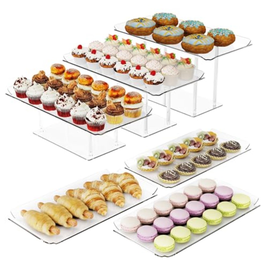 6 Pack Dessert Table Display S - Display Risers Set avis et prix