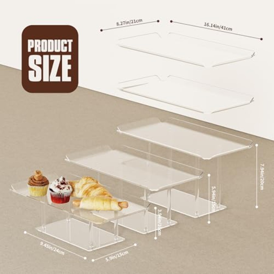6 Pack Dessert Table Display S - Display Risers Set avis et prix