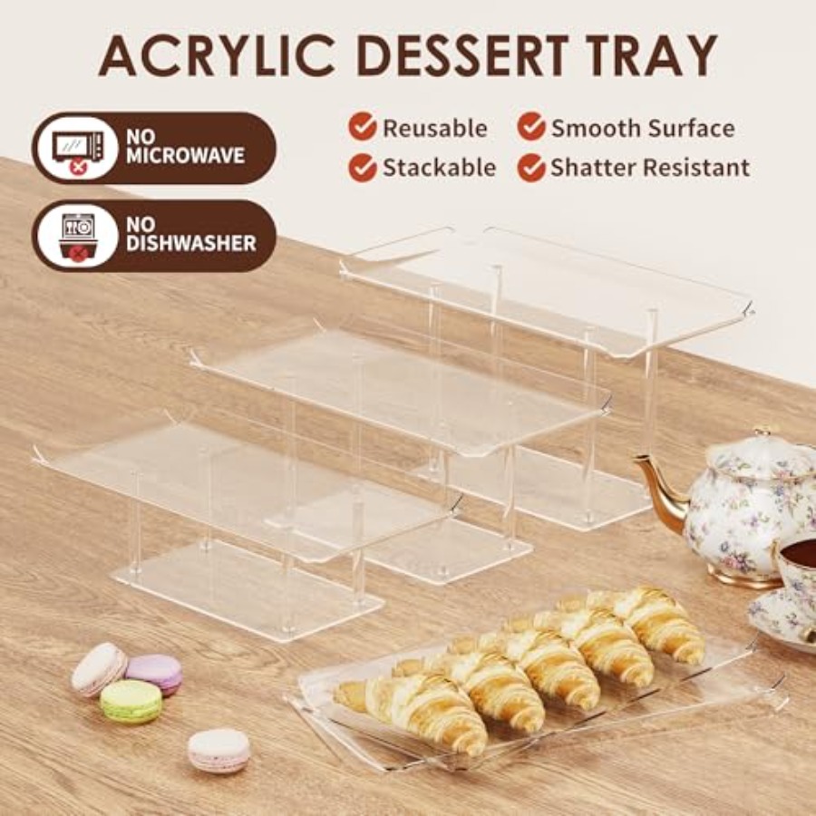 6 Pack Dessert Table Display S - Display Risers Set avis et prix
