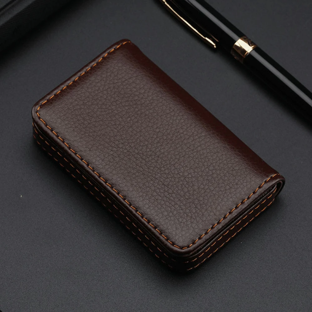 Sized Stitched PU Leather Cred - Card Top Loader avis et prix