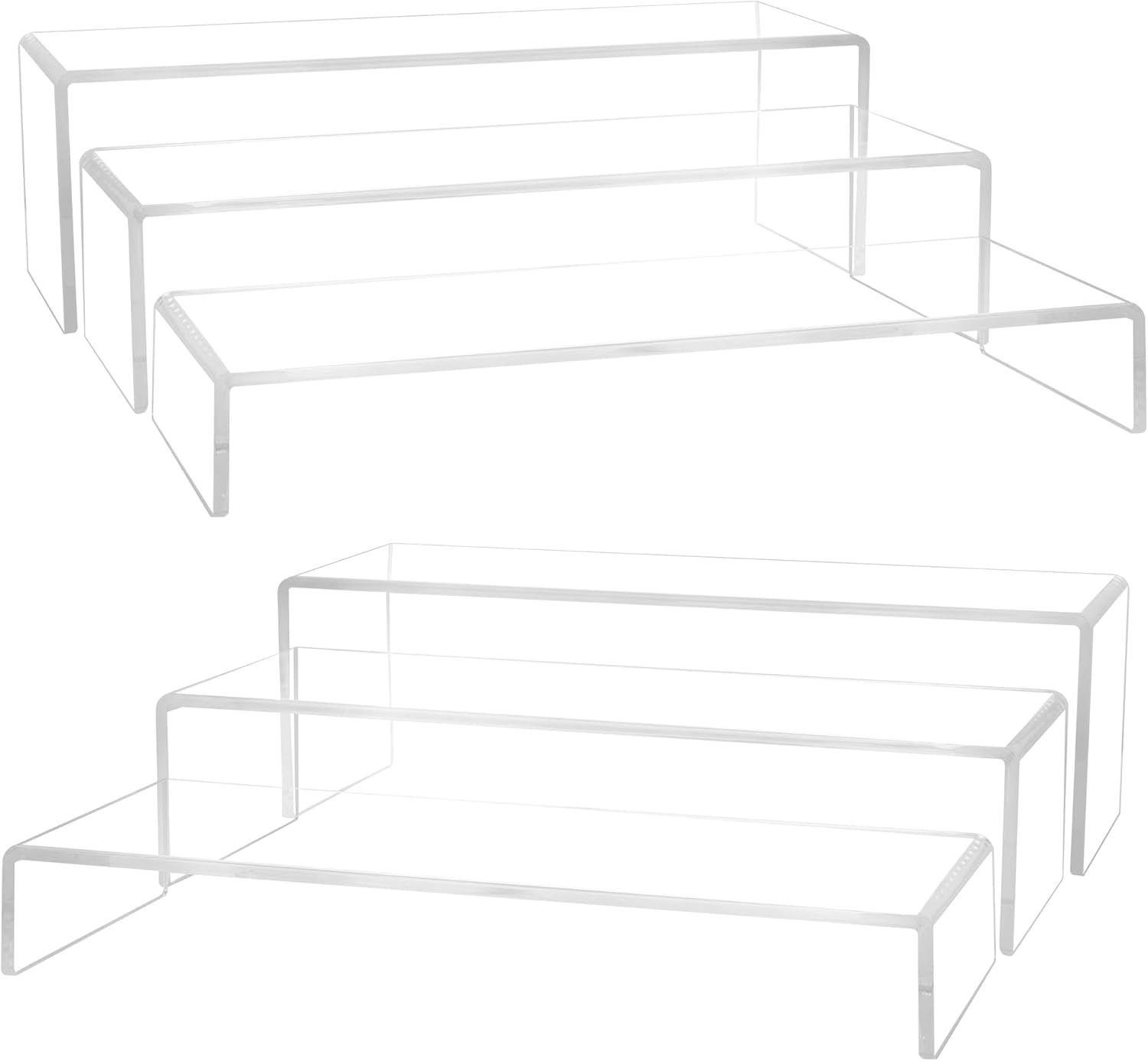 Acrylic Display Risers, 2 Set  - Display Risers Set avis et prix