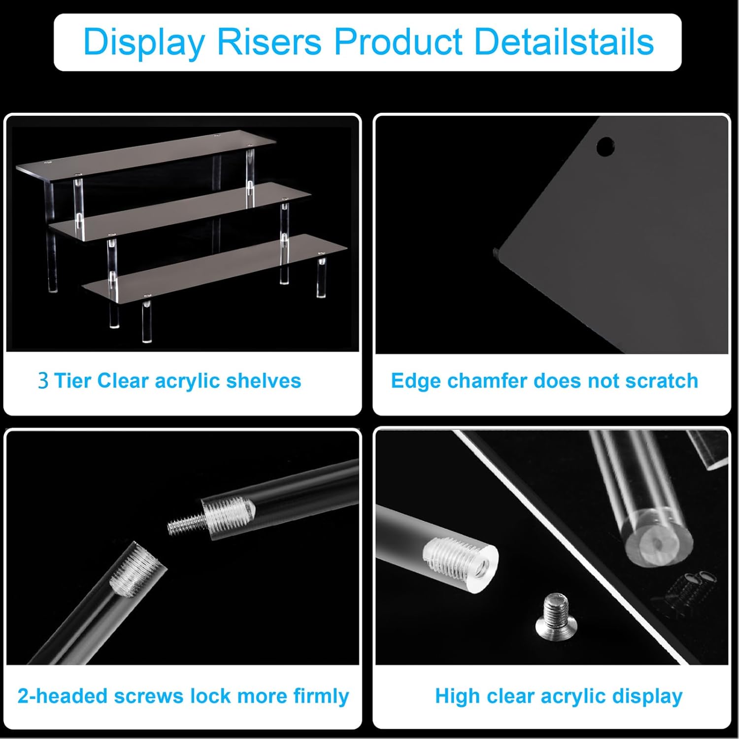 3 Tier Perfume Organizer Stand - Pop Display Shelf avis et prix