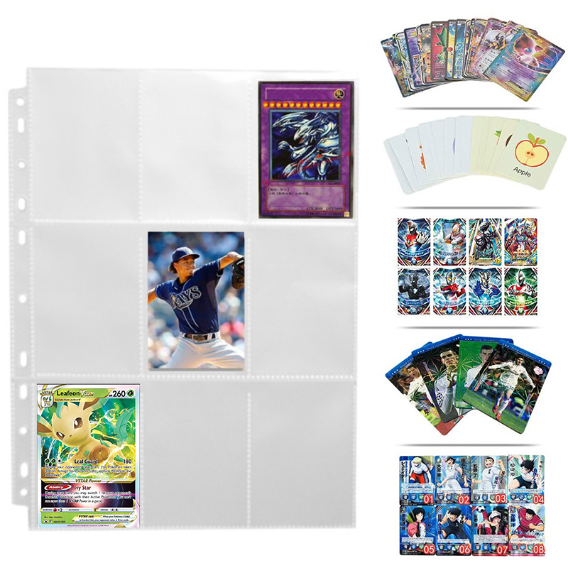 50pcs 9 Pocket Trading Gaming  - Card Penny Sleeve avis et prix