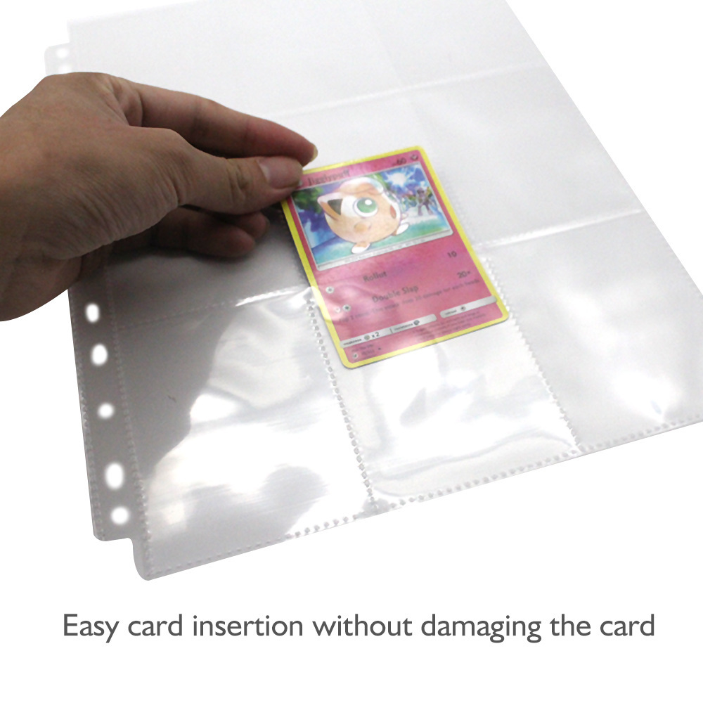 50pcs 9 Pocket Trading Gaming  - Card Penny Sleeve avis et prix