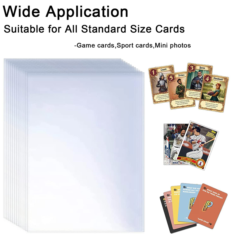 200 Pcs Transparent Playing Ca - Card Penny Sleeve avis et prix