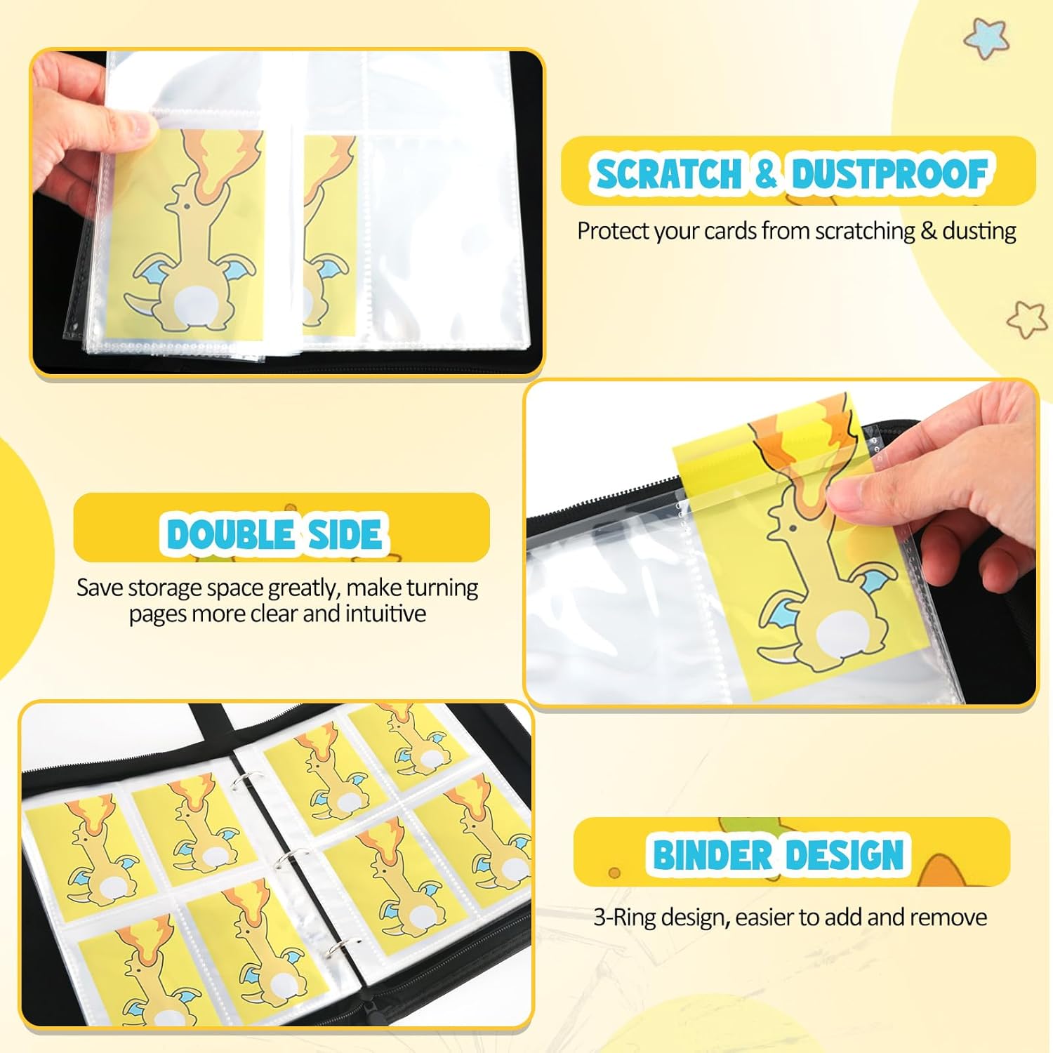 400 Pockets Trading Card Binde - Trading Card Binder avis et prix