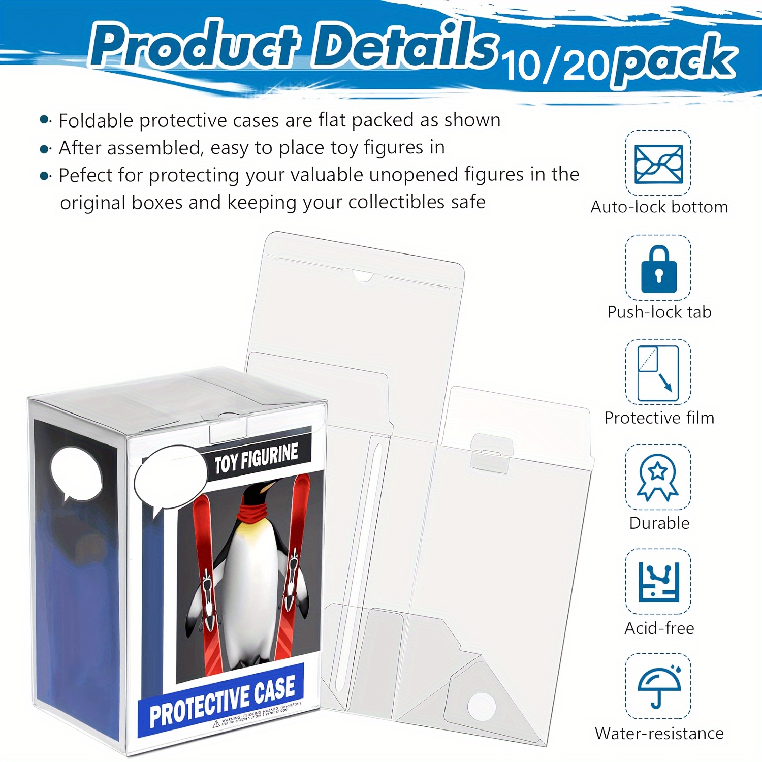 Clear Pop Display Case Compati - Pop Display Shelf avis et prix