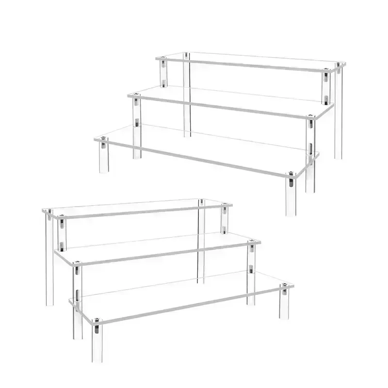 1-4 Tier Acrylic Display Stand - Pop Display Shelf avis et prix
