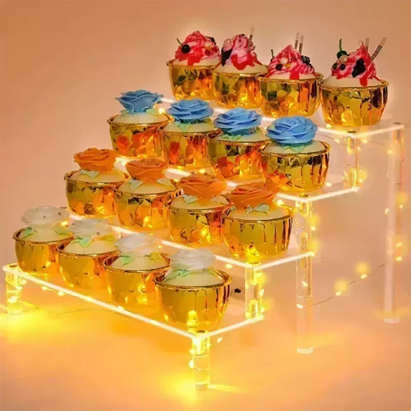 1-4 Tier Acrylic Display Stand - Pop Display Shelf avis et prix