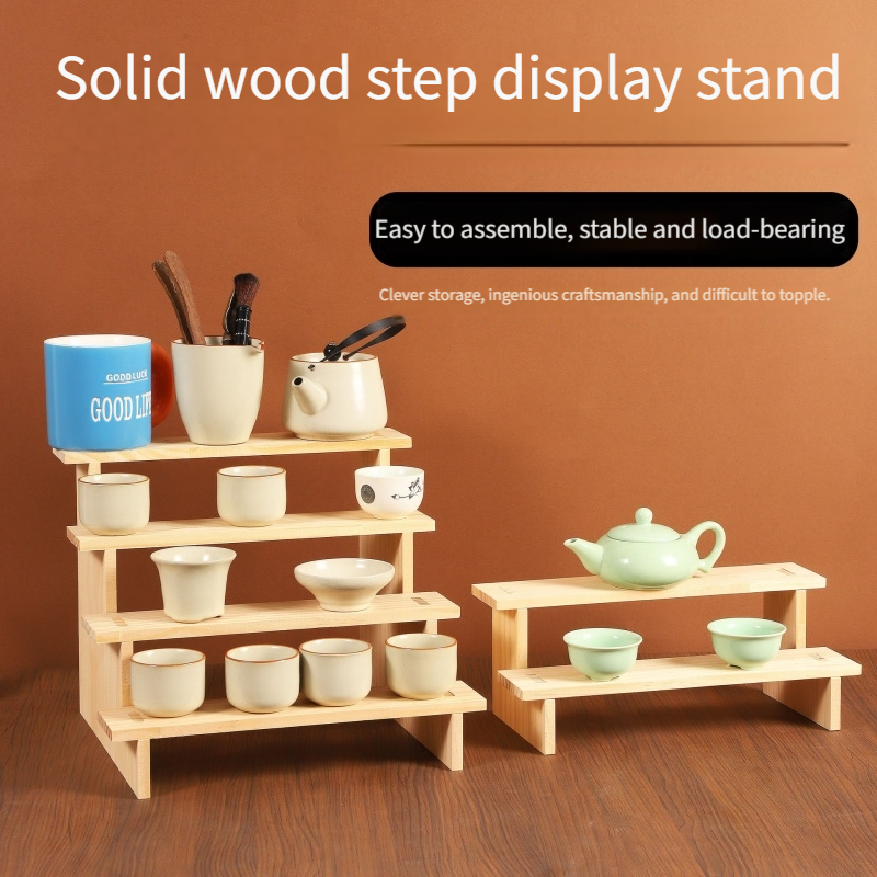 Wood Display Riser Wood Displa - Display Risers Set avis et prix