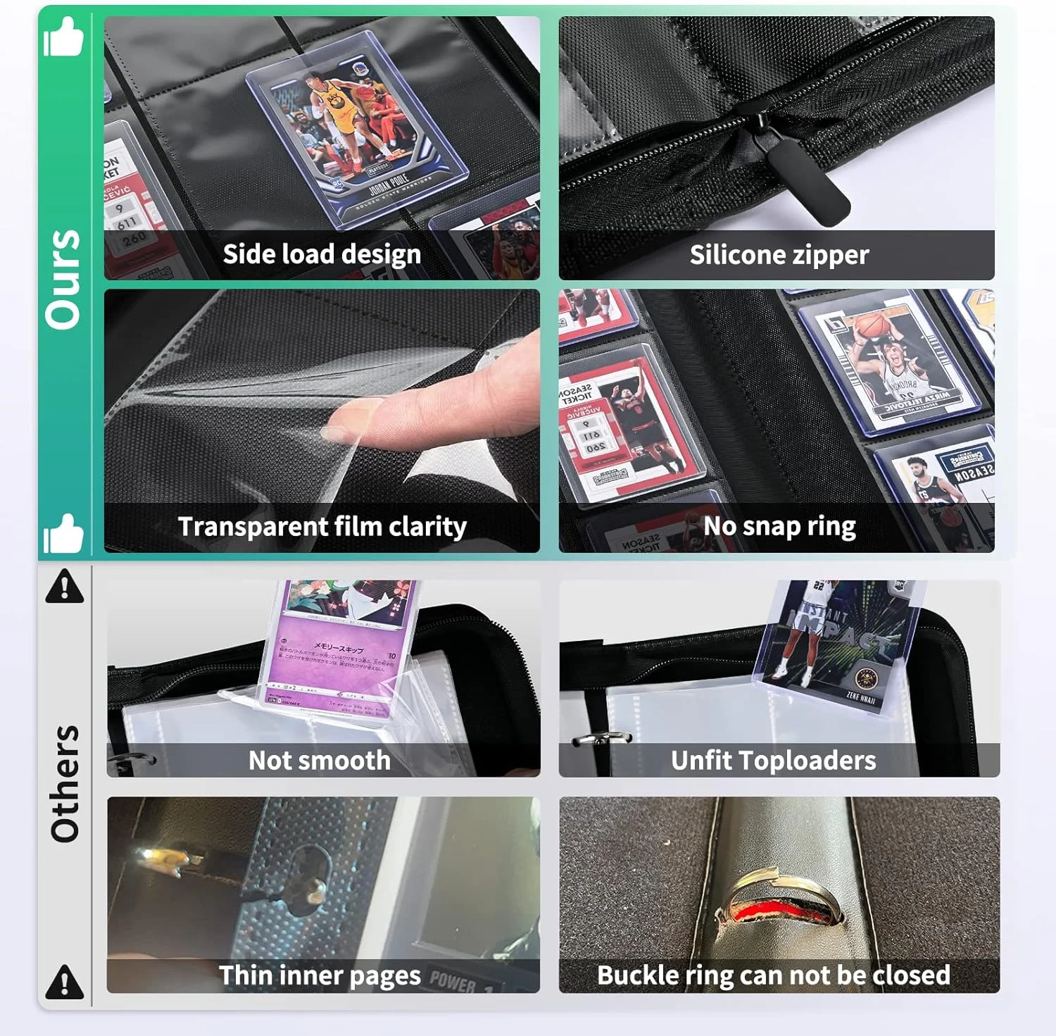 Card Binder, 9-Pocket Trading  - Trading Card Binder avis et prix