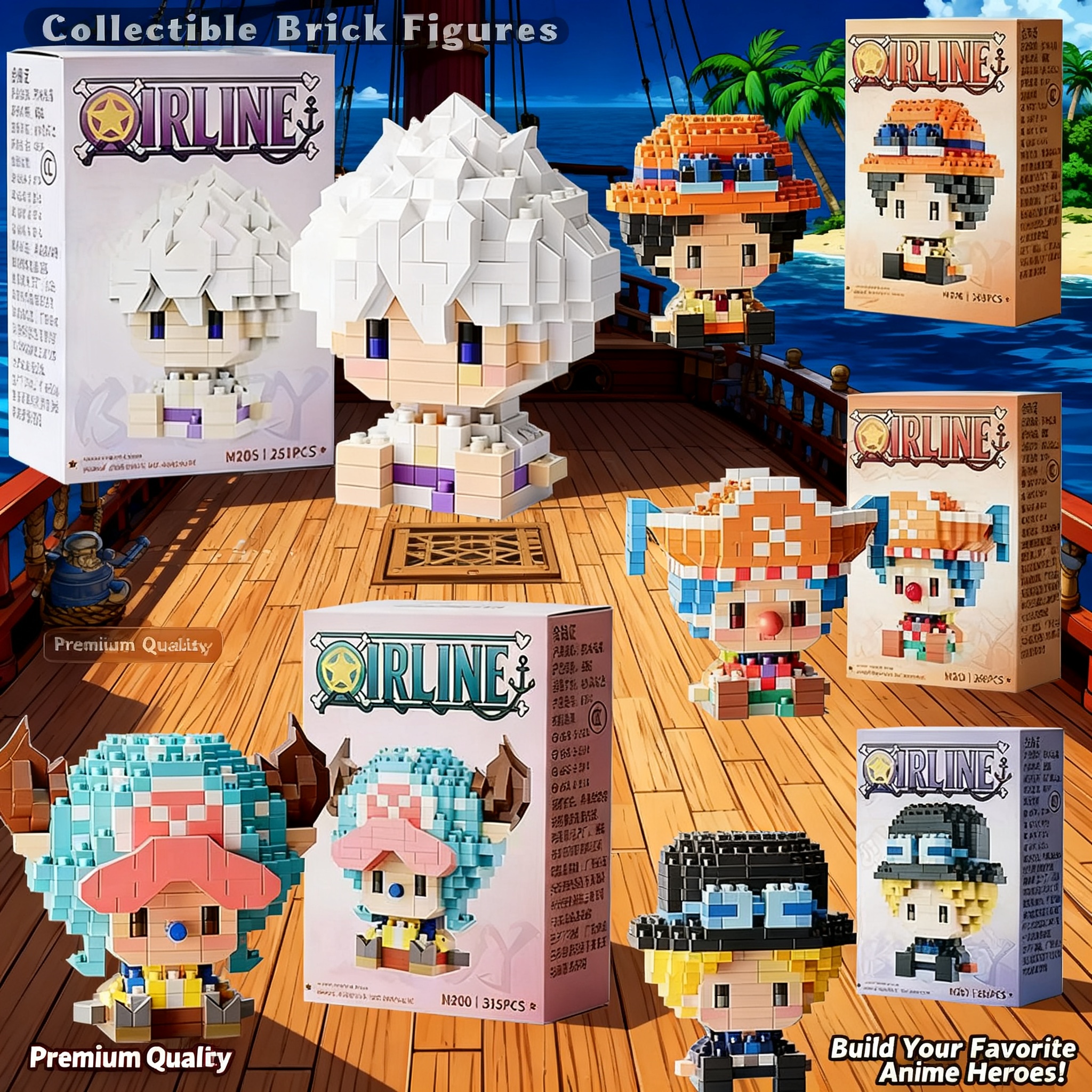 One Piece Anime Sun God Nika L - Building Block Mini avis et prix