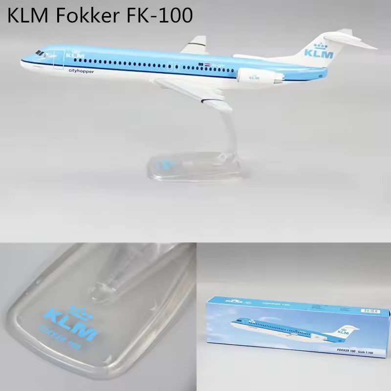 1/100 Scale Air /KLM FK-100/SM - Model Airplane Plastic avis et prix