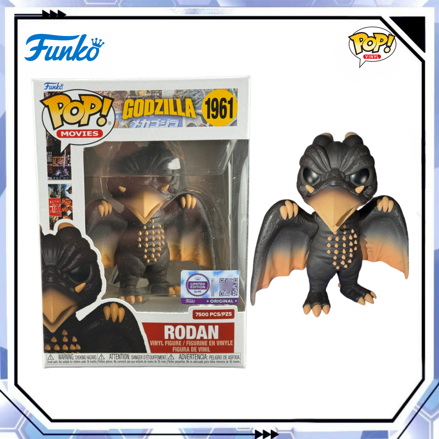 Godzilla Rodan Figure Funko Po - Funko Pop Protector avis et prix