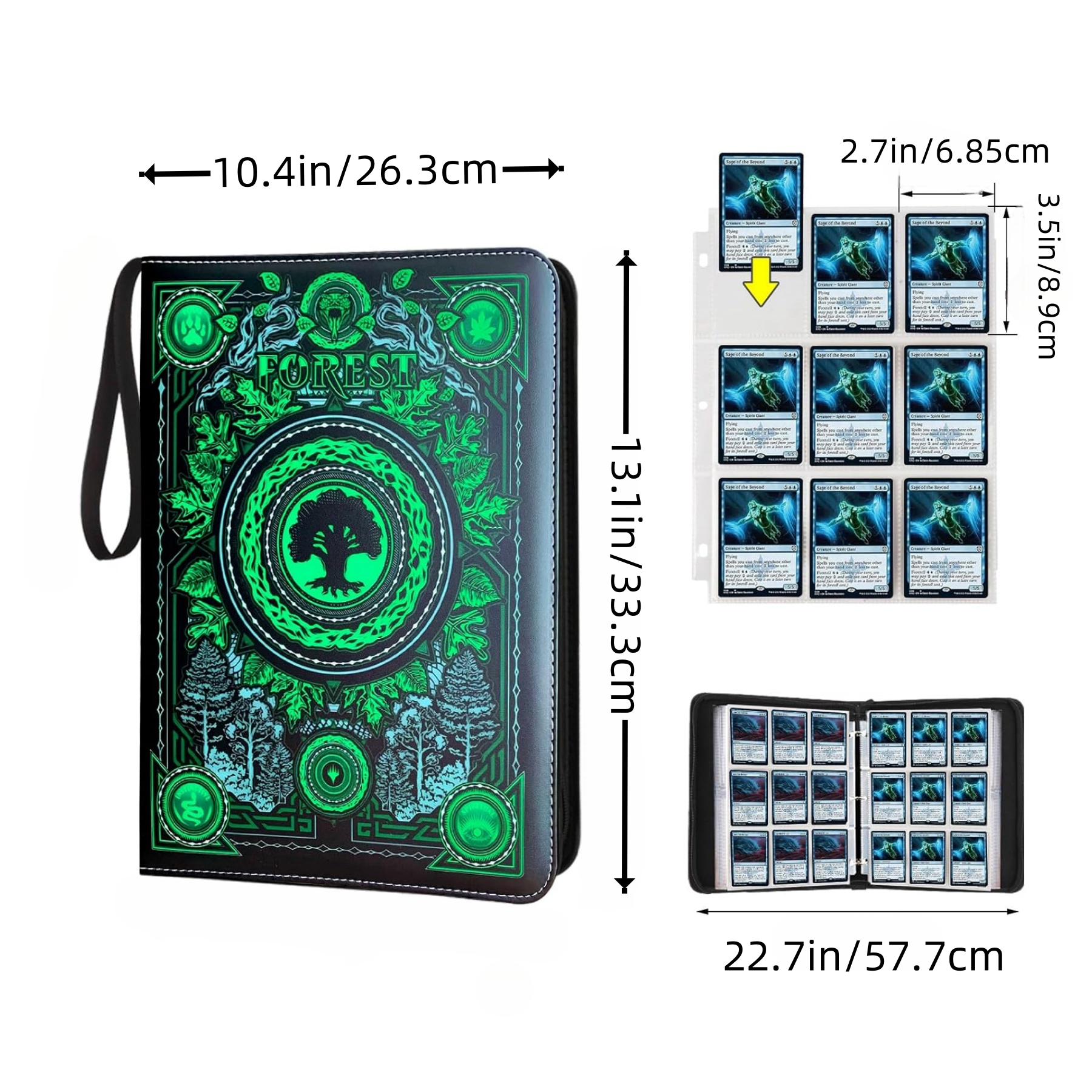 9 Pocket Card Binder with Slee - Card Penny Sleeve avis et prix