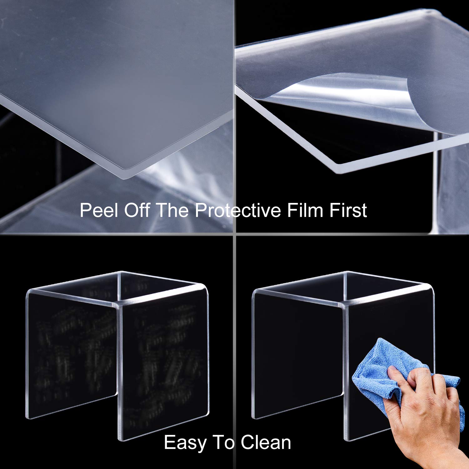 U Shape Acrylic Display Risers - Pop Display Shelf avis et prix