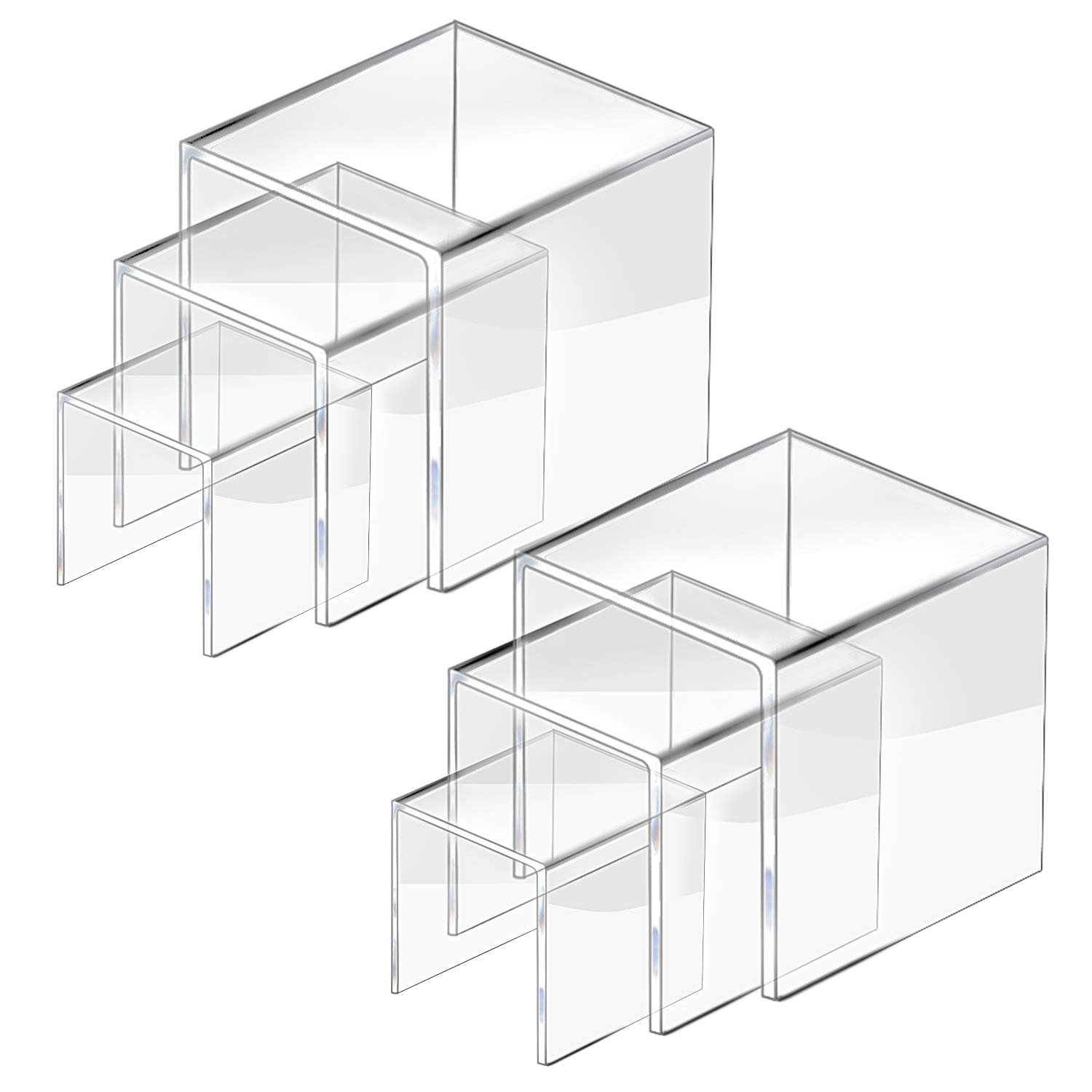 U Shape Acrylic Display Risers - Pop Display Shelf avis et prix