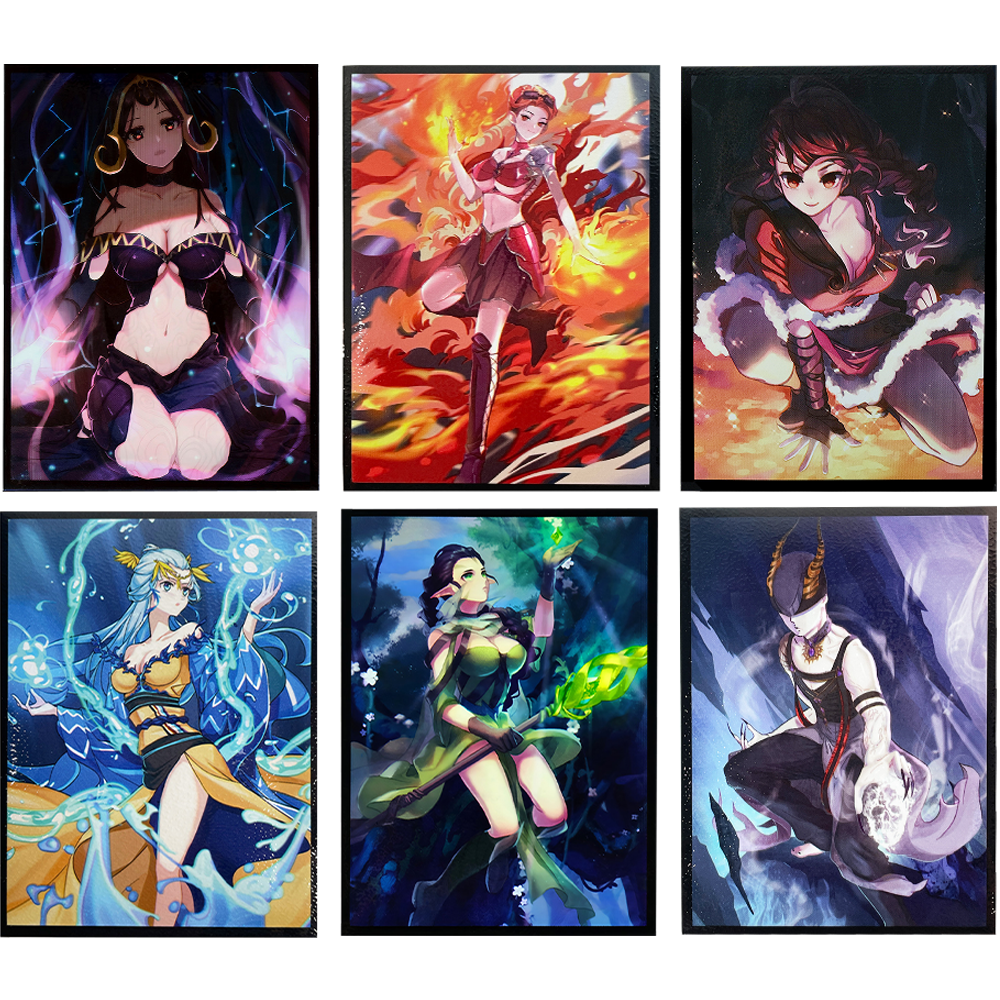 50PCS 66x91mm Art Character Ca - Card Penny Sleeve avis et prix