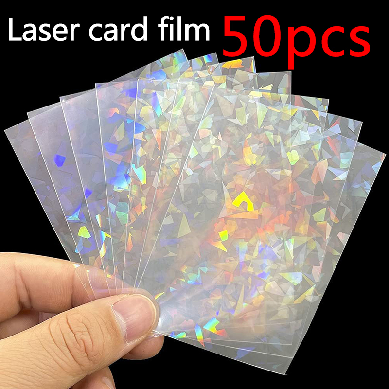 50pcs Soft Trading Laser Card  - Card Penny Sleeve avis et prix