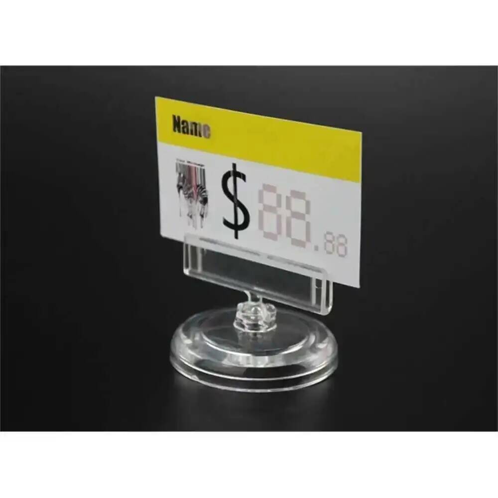Small Card Holder Stand Clear  - Pop Display Shelf avis et prix