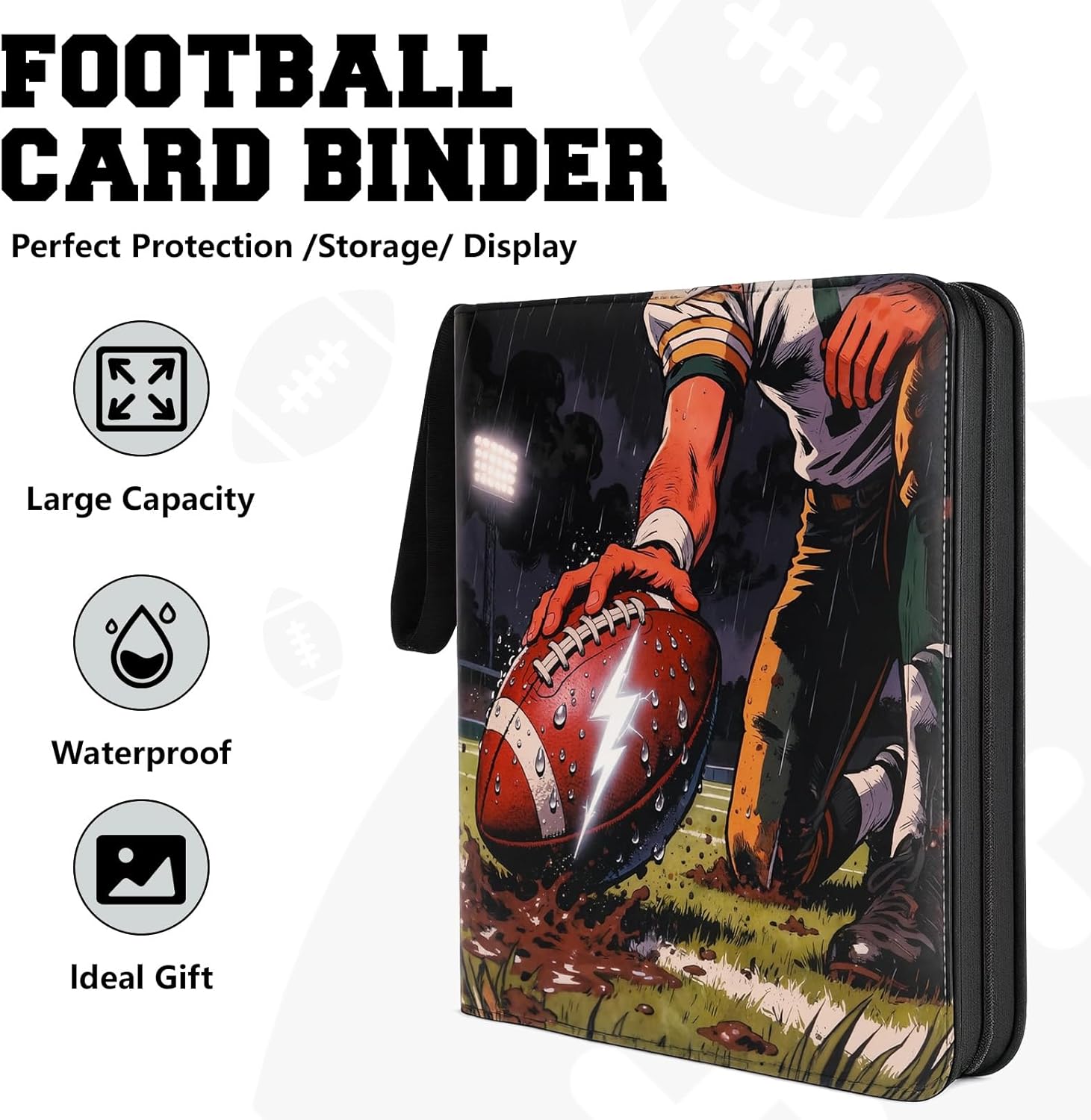 Football Card Binder 9-Pocket  - Trading Card Binder avis et prix