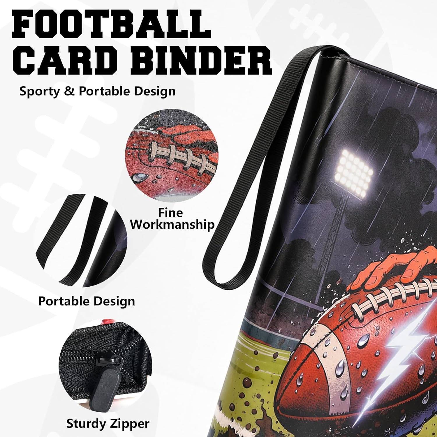 Football Card Binder 9-Pocket  - Trading Card Binder avis et prix
