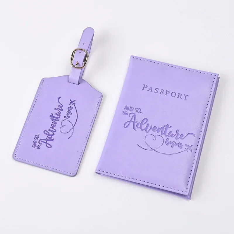 New Purple PU Leather Passport - Card Top Loader avis et prix