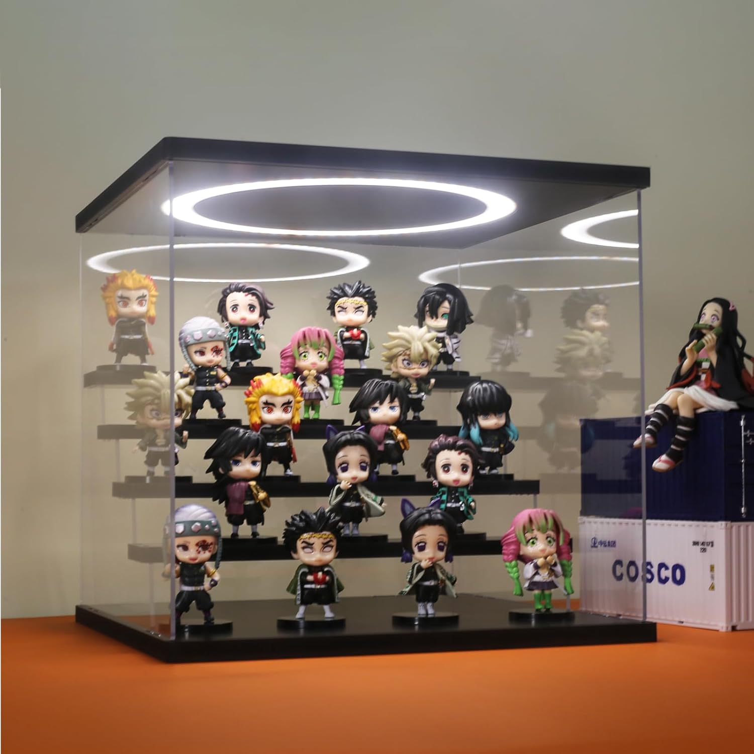 Acrylic Display Case with Adju - Display Case Acrylic avis et prix