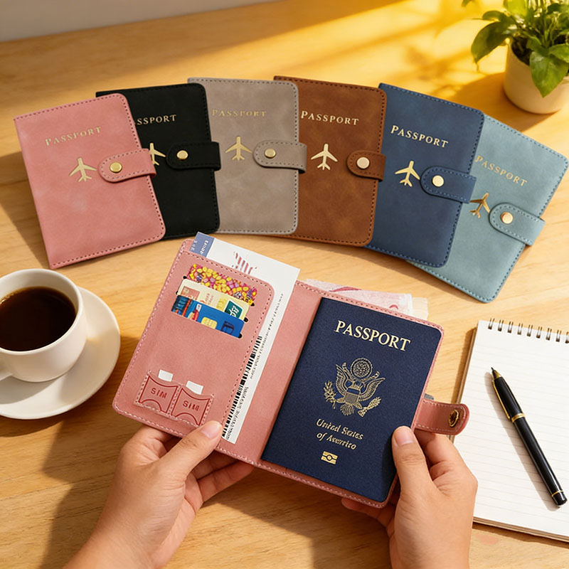 Leather Passport Holder Covers - Card Top Loader avis et prix
