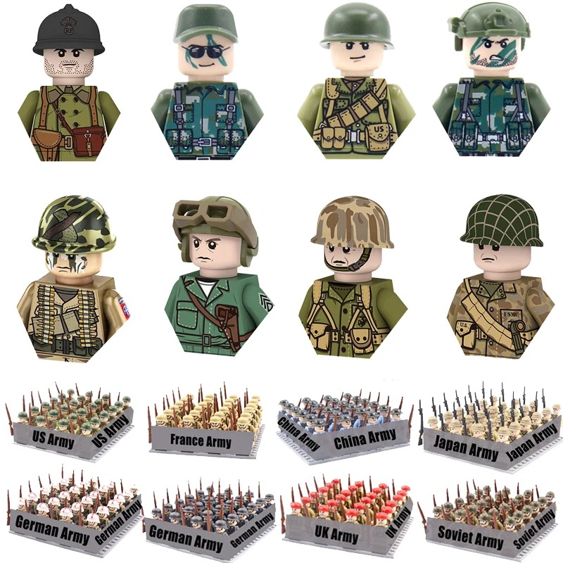 World War II military soldier  - Building Block Mini avis et prix