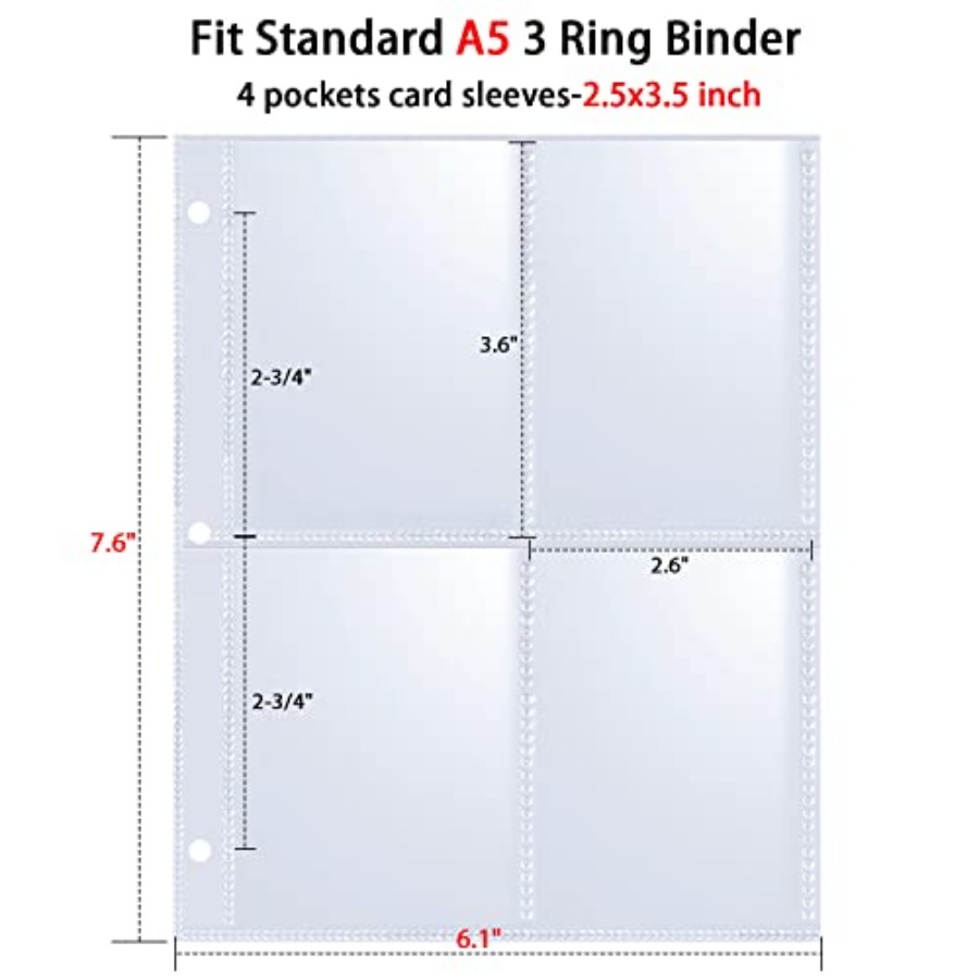 400 Pockets 2.5x3.5 Trading Ca - Trading Card Binder avis et prix