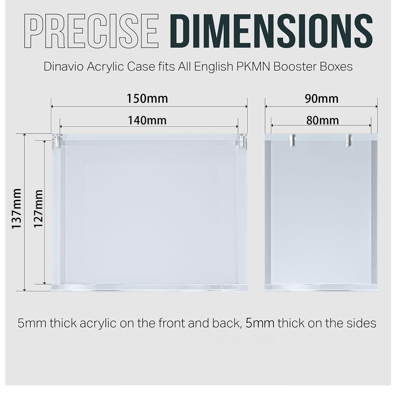 99% UV protection Magnetic Mod - Display Case Acrylic avis et prix