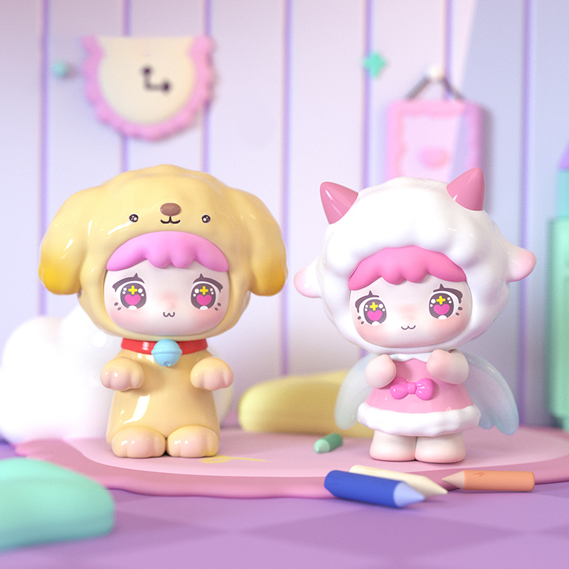 Qubii Autumn Animal Castle Day - Vinyl Figure Blank avis et prix