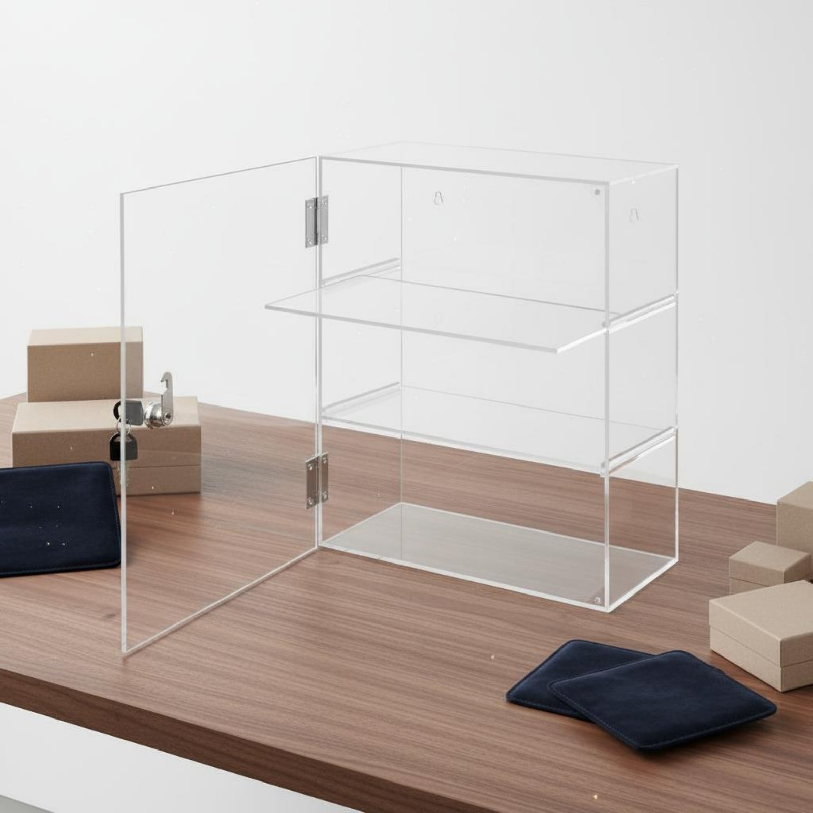Locking Acrylic Display Case L - Display Case Acrylic avis et prix