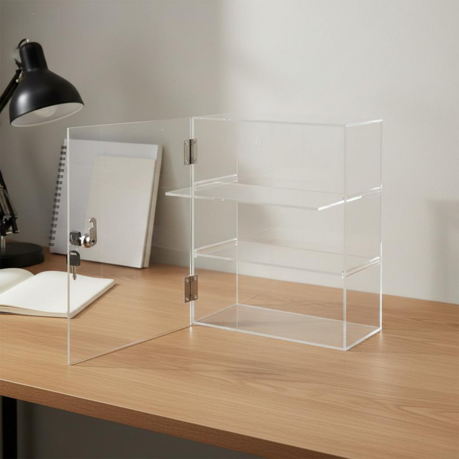 Locking Acrylic Display Case L - Display Case Acrylic avis et prix