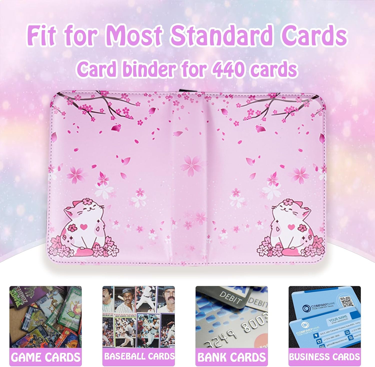 440 Card Binder for Girls with - Trading Card Binder avis et prix