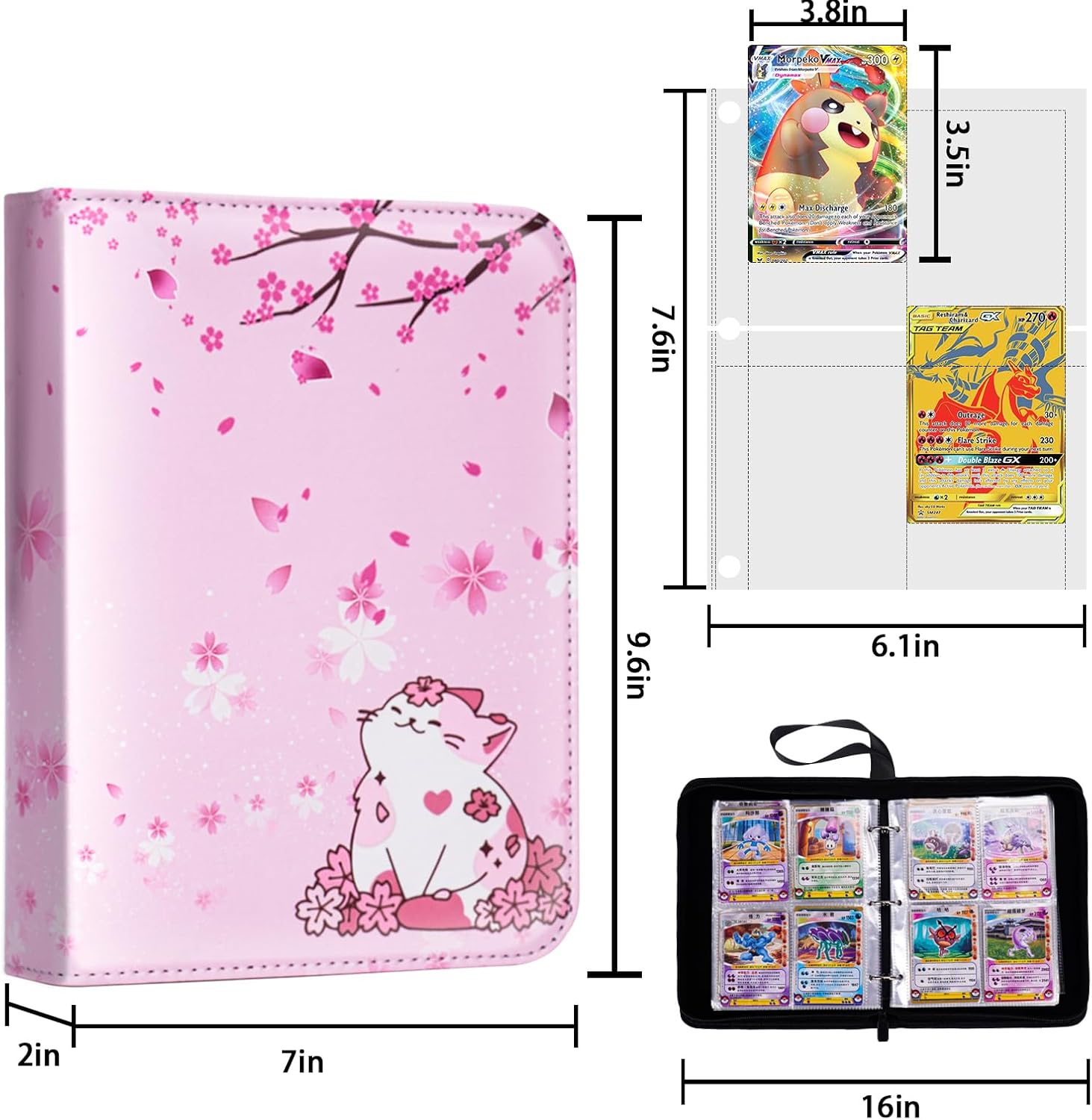 440 Card Binder for Girls with - Trading Card Binder avis et prix