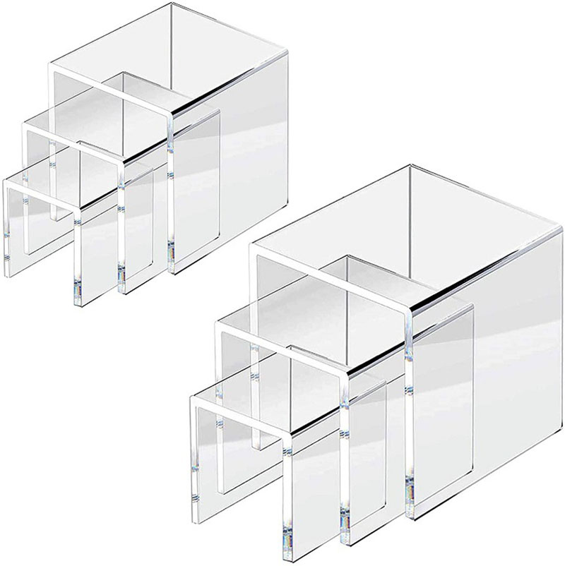 6pcs/Set Acrylic Display Stand - Display Risers Set avis et prix
