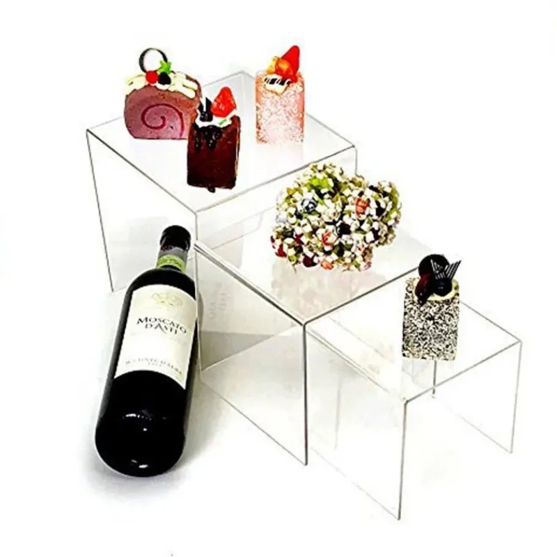 6pcs/Set Acrylic Display Stand - Display Risers Set avis et prix