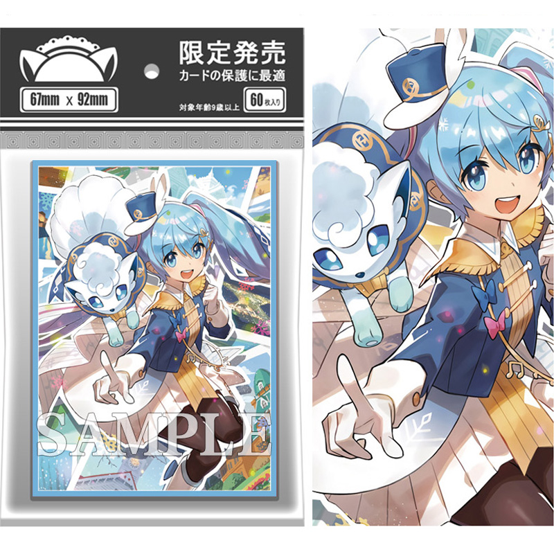 60Pcs/set Hatsune Miku Vulpix  - Card Penny Sleeve avis et prix