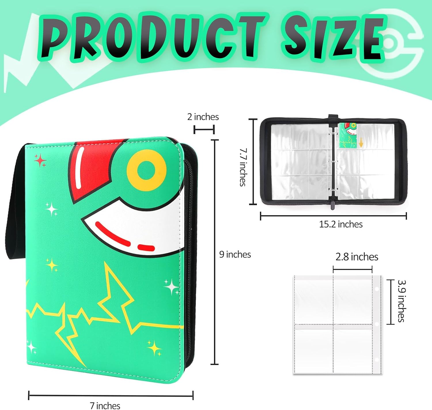 400 Pockets Card Binder with 5 - Trading Card Binder avis et prix