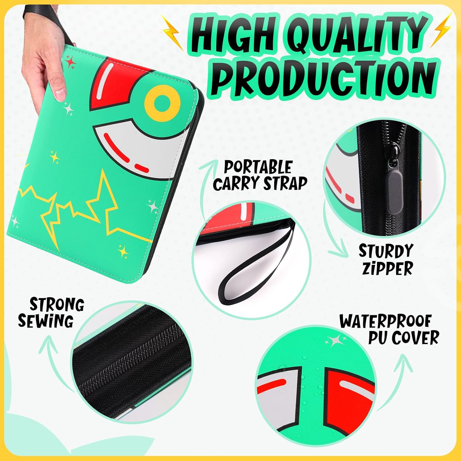 400 Pockets Card Binder with 5 - Trading Card Binder avis et prix