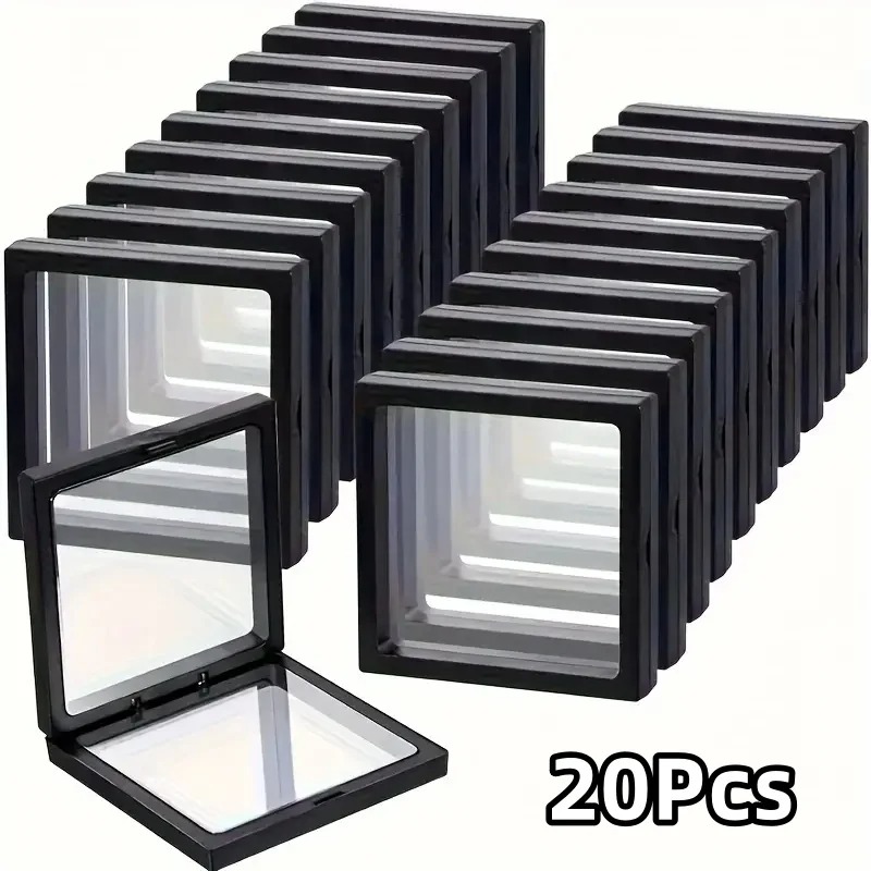20Pcs Clearview 3D Floating Di - Display Case Acrylic avis et prix
