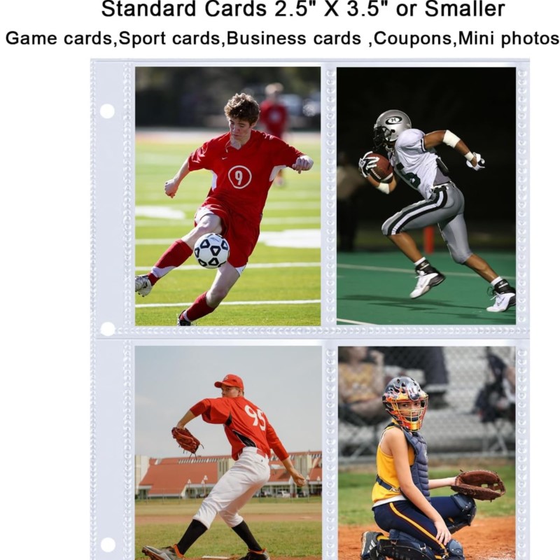 4 Pockets Photo Card Holder Bi - Trading Card Binder avis et prix